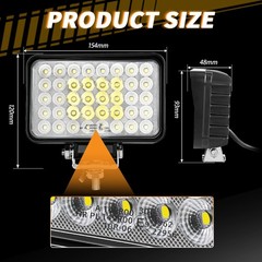 LED Work Lights 12v Flood Lamp pods for Truck, Tractor ,Boat, UTV ,ATV Lighting