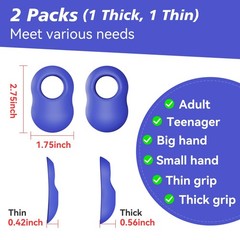 2 Pack Batter’s Baseball Thumb Guard for Pro Batters, Hitter Training Aid, Thumb