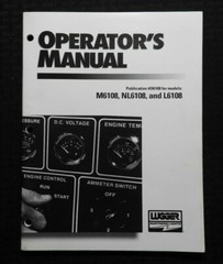 NORTHERN LIGHTS LUGGER M6108 NL6108 L6108 DIESEL GENERATOR SET OPERATORS MANUAL