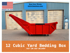 12 cy Bedding Box 100% American Iron & 100% American Made by: Bear Iron Works