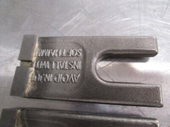 4 Carbide Tipped Auger Teeth Size 35 Forged 2208