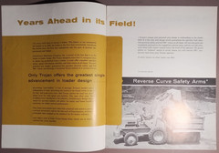 1950s Trojan Front End Loader Brochure Catalog Yale & Towne Batavia NY B5-72