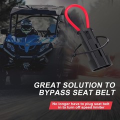 Seat Belt Bypass for 2010 and Up, Plug and Play Harness Overrides Seat Belt Comp