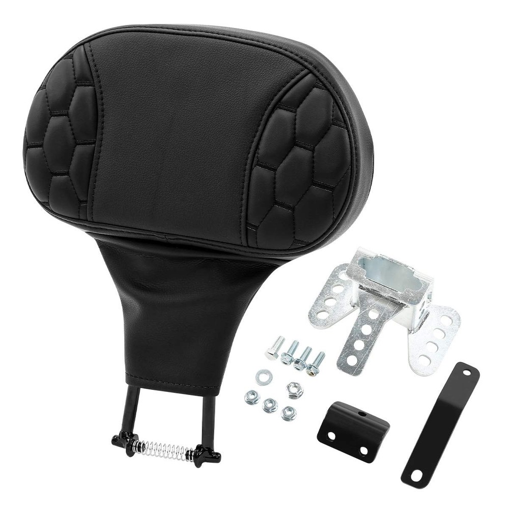 Honeycomb Sissy Bar Backrest Pad for Harley Road King CVO Street Glide 2014-2023