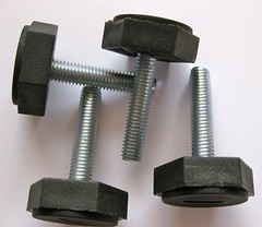 Adjustable Levelling Feet/foot M8 x 38 thread table desk cabinet Packs of 4 8 12