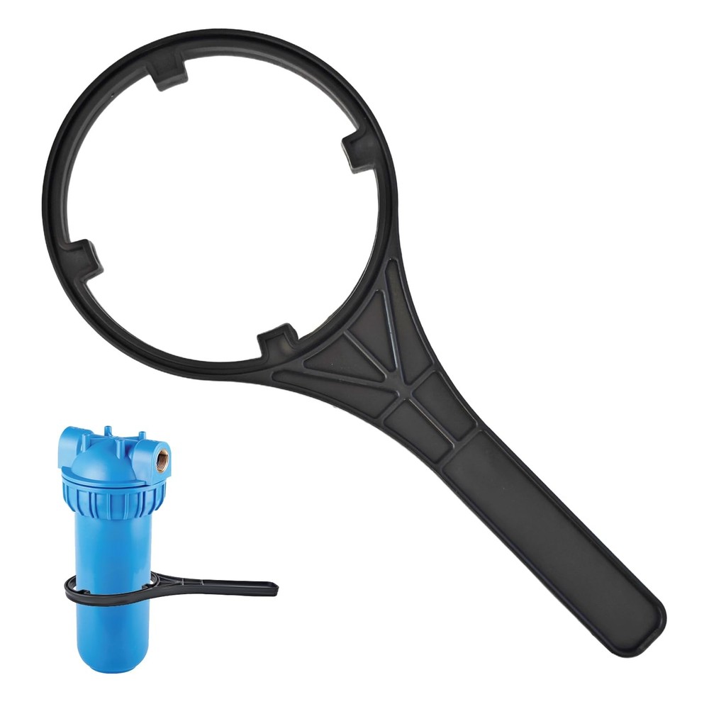 ATAUOIKU Filter Housing Wrench for 10×2.5 & 20×2.5 1 Pack, Black, Silver
