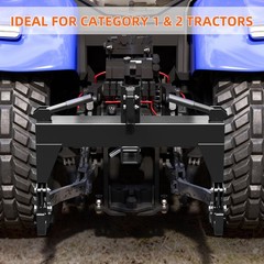 3 Point Quick Hitch for Category 1 & 2 Tractors 3000LBS Lifting Capacity Tractor