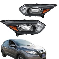 Headlight Assembly Honda HRV 2016-2018 Left/Right Black 33150T7SA01 33100T7SA01