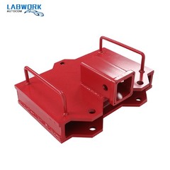 Forklift Trailer Hitch Receiver Attachment 2In 6500LBS for Dual Pallet Forks
