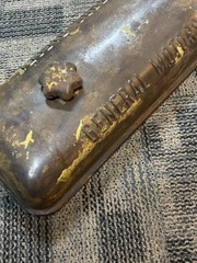 Vintage GM Diesel Steel Valve Cover Complete good Overall Condition General Mot.