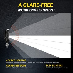 2x Powerful New 6X4 LED Work Light For Truck Flood Light 12V 24V Tractor lights
