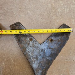 3 Vintage Tractor Plow Tooth Antique Farm Implement Art Farmhouse ( SYRACUSE )