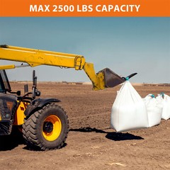 ✅48″ Bucket Clamp on Debris Forks to 2500 LBS Capacity 5 Fork Heavy Duty Clamp-O