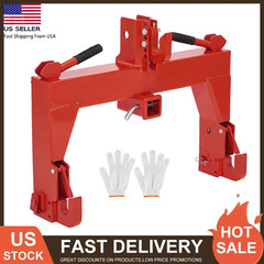 3-Point Quick Hitch Adapter for Category 1 & 2 Steel Attachment Tractor 3000 LBS