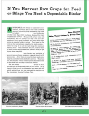 IH McCormick-Deering Corn Binders Brochure Booklet International Harvester IHC