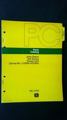 John Deere 404 Series Power Unit Parts Catalog Manual PC-1151