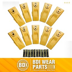 6737325 Bobcat Style Bucket Teeth w/ Pins Fits Mini Excavator / Skid Steer -10PK