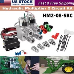 For John Deere Hydraulic Multiplier SCV Splitter/Diverter Manifold Valve Kit