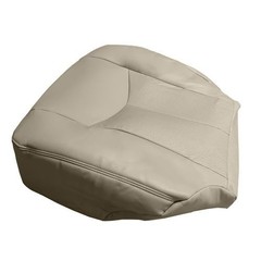 Drivers Bottom Perforated Leather Seat Cover Tan Cadillac Escalade ESV EXT 03-06
