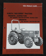 KUBOTA M6030 DT DTN M8030DTM M7950DT TRACTOR NEW PRODUCT” CATALOG BROCHURE GUIDE