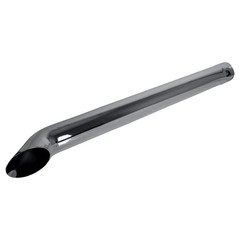 Exhaust Stack Pipe 4″ x 48″ Curved Chrome