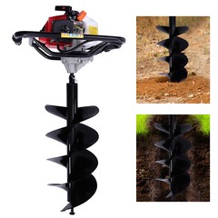 63CC 2-Stroke Gasoline Hole Digger, 3HP Lawn Drilling Machine, Post Hole Digger