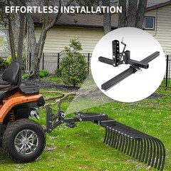 Manual Quick Implement Lift 1-Point Lift System for ATV/UTV With 2 inch Receiver