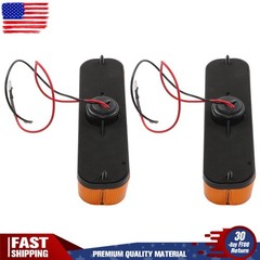 2×Warning Cab LED Amber Light For John Deere 50 Series 4050 4250 4450 4650 4850