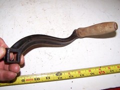 NOS Cast Iron Crank Handle Corn Sheller Pump Grinder Roller 5/8″ SQUARE Shaft