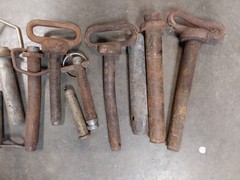 Lot Used Agricultural Pins For Clevis Hitch tractor farm