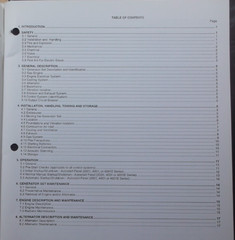 OLYMPIAN GAS SET GENERATOR TECHNICAL OPERATION & MAINTENANCE MANUAL BOOK