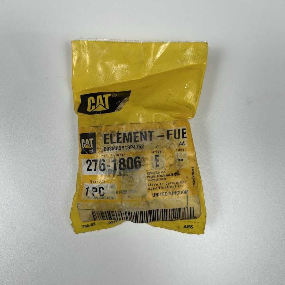 Genuine OEM Cat 276-1806 Diesel Filter Element (Made in United Kingdom) NOS