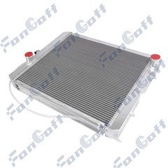 3-ROW RADIATOR FIT NEW HOLLAND SKID STEER LOADER C175/C185 CASE 410 420 430 440.