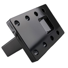 Adjustable Pintle Hitch Bracket 3 Position for 2″ Receiver Black 20000 lbs