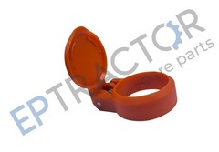 1 pcs Orange + 1 pcs Black Female Hydraulic Quick Coupler Dust Cap 1.49″ (38mm)