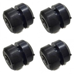 (4) Rubber Isolator Engine Mounts for John Deere 4045 6068 6081 Tractor Engines