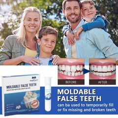 Tooth Repair Kit, Moldable False Teeth, Tooth Replacement Missing Teeth, Teeth