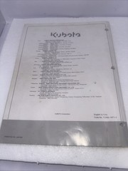 MX5000 Diesel Tractor Operator Maint Instruction Manual Kubota MX5000 2WD & 4WD
