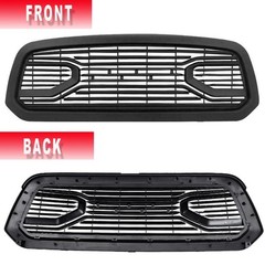 Front Grille for 2013-2018 Ram 1500 Matte Black Letters Big Horn Style