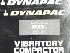 DYNAPAC CC21 VIBRATORY COMPACTOR PARTS MANUAL
