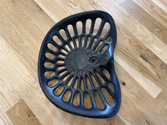 Antique Vintage Milwaukee Cast Iron Tractor Implement Seat