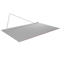 Uimoso 6 x 3 ft Chain Harrow Rake for ATV, UTV, and Tractor Use