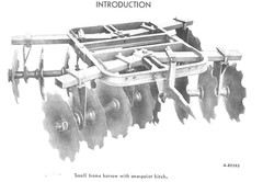 IH McCormick International 60 1pt 3pt Folding Tandem Disk Harrow Owner’s Manual