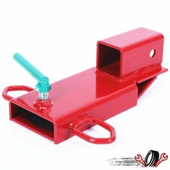 Clamp On Forklift Trailer Hitch 2″ Receiver Attachment Fork Towing Adapter