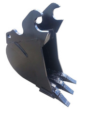 New 12″ Excavator Bucket for a Kubota KX040 with Coupler