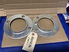 90MSZPG Round, ZINC Plated, 4 Bolt, Flange HOUSING, SET W /LUBRICATION FITTING