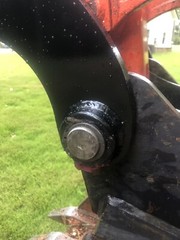 BLACK KUBOTA HYDRAULIC MINI EXCAVATOR THUMB KX033 KX040 PIN ON