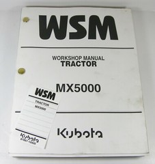 Kubota MX5000 Tractor Workshop Service Repair Manual Book Catalog