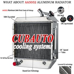 4-Core Radiator Fits Hyster Yale Forklift H70XL H80XL H90XL H100XL H110XL H120XL