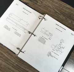 IH Dresser TD8G 125G Crawler Tractor Service Parts Manual Set 9501-Up Book D240T